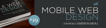 Mobile Web Design, a book by Cameron Moll