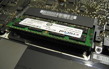 Memory shown installed