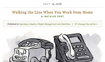 Walking the Line When You Work from Home