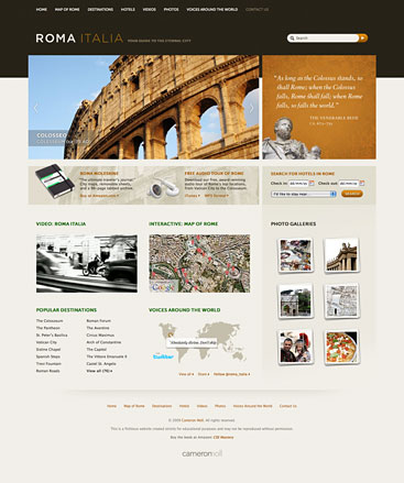 Roma Italia, full site