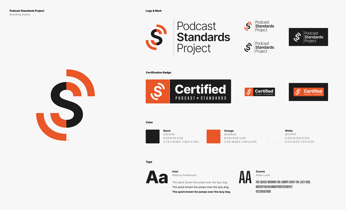 Podcast Standards Project branding assets